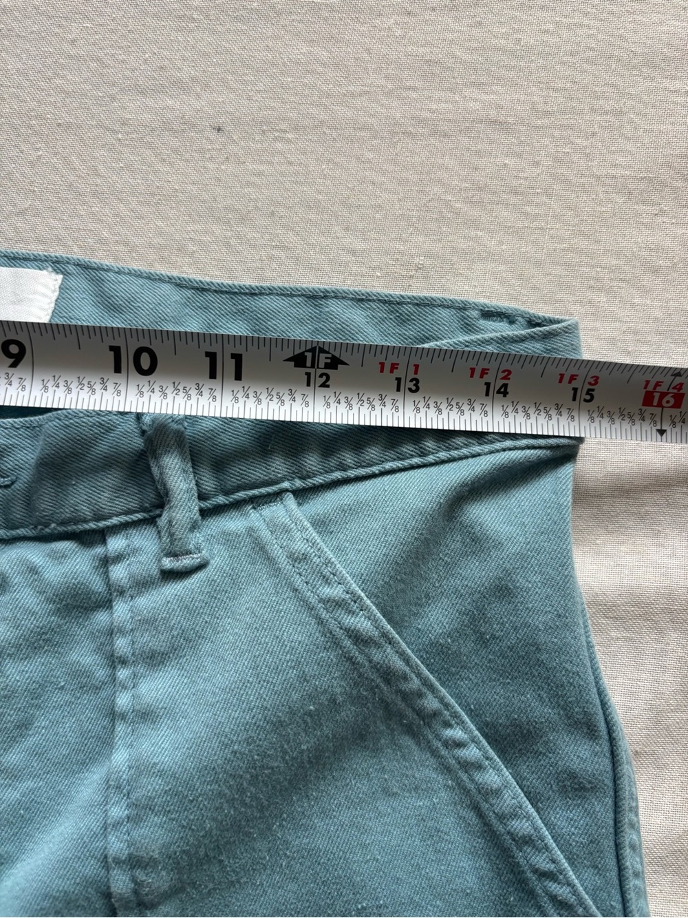 ba&sh Blue Mid Rise Straight Leg Jeans Size 6 | Parisian Casual - Picture 11 of 15